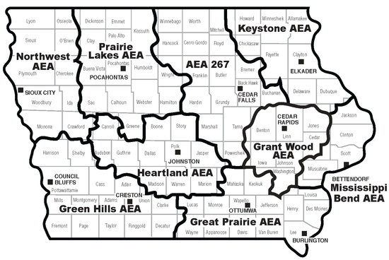 AEA Iowa Maps